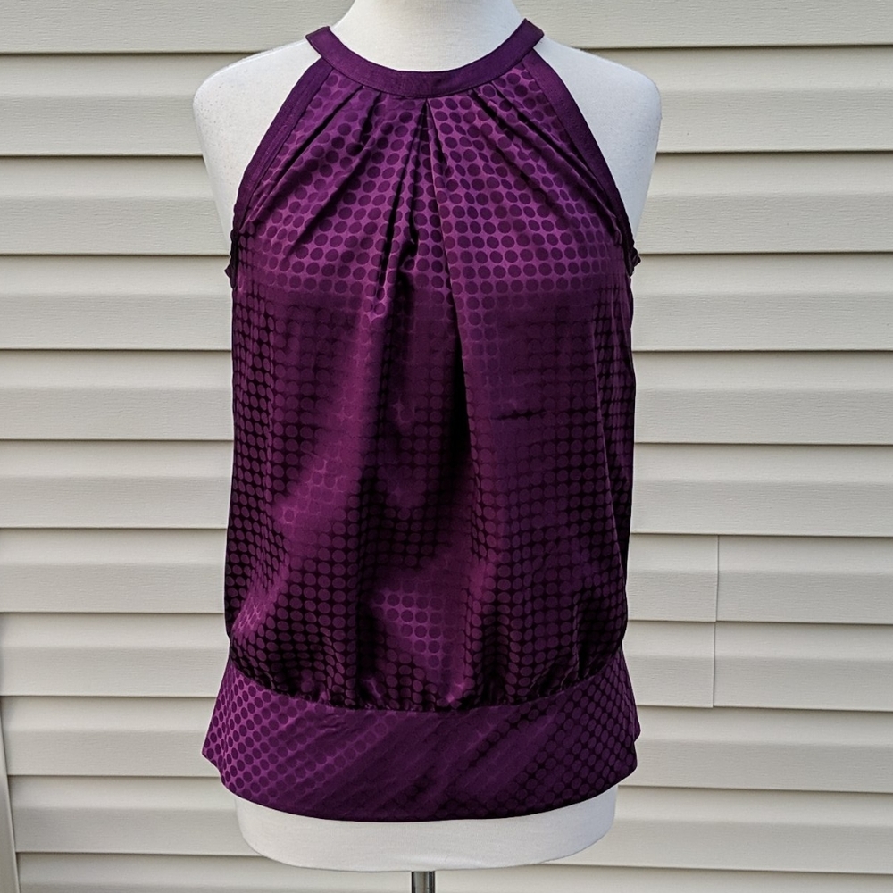 Calvin Klein Purple Halter Tank Top